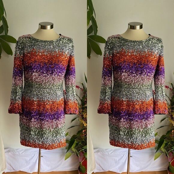 NWT Antik Batik Sophie Sequined Mini Dress - Picture 4 of 14